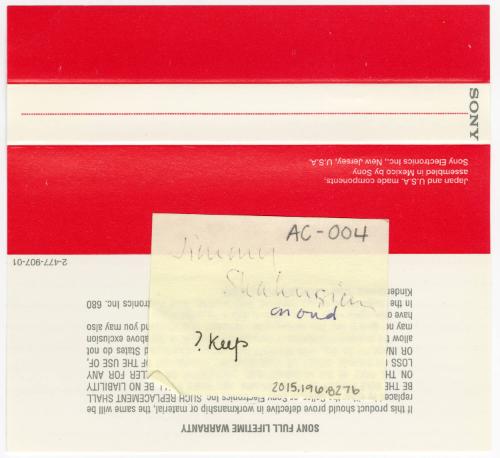 Connecticut Cultural Heritage Arts Program collections, 2015.196.827b, Connecticut Historical S…