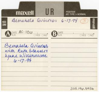 Connecticut Cultural Heritage Arts Program collections, 2015.196.893b, Connecticut Historical S…