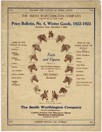 Gift of the Smith-Worthington Saddlery Co., 2021.22.25, Connecticut Historical Society, No Know…