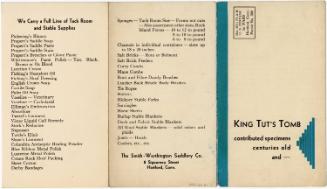 Gift of the Smith-Worthington Saddlery Co., 2021.22.31, Connecticut Historical Society, Copyrig…