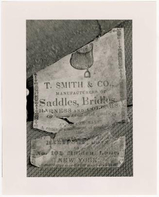 Gift of the Smith-Worthington Saddlery Co., 2022.6.16.1, Connecticut Historical Society, In Cop…