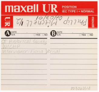 Gift of the CHS Exhibitions Department, 2013.26.20.1d, Connecticut Historical Society, No Known…