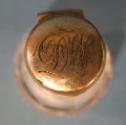 Monogram on cap