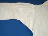 Back of proper left sleeve.