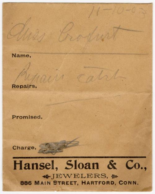 Estate of Florence S. M. Crofut, gift of Mrs. George H. Day, 1974.50.1956, Connecticut Museum o…