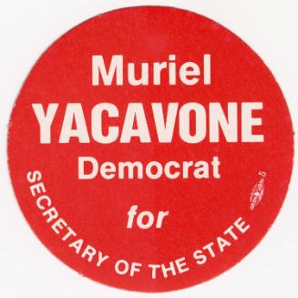 Gift of the Family of Former State Rep. Muriel Yacavone, 2023.39.1, Connecticut Museum of Cultu…