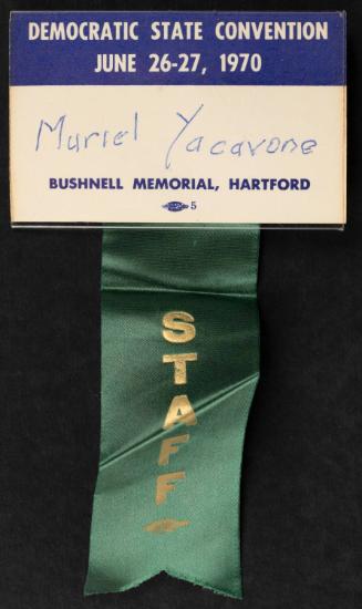 Gift of the Family of Former State Rep. Muriel Yacavone, 2023.39.5, Connecticut Museum of Cultu…