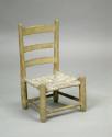 Portrait of Elizabeth Camilla Johnson, with doll's chair 1953.62.0.