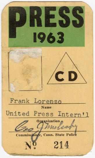 Gift of Tracey Lorenzo Budrejko, 2023.82.119, Connecticut Museum of Culture and History collect…