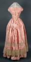 Back of dress with evening bodice 2.

Gift of Mrs. Seth P. Holcombe and Mrs. Gilbert A. Wicke…