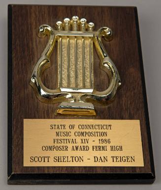 Gift of Leonard DeMaio in honor of the first electronic music class in Connecticut, 2023.69.7a-…