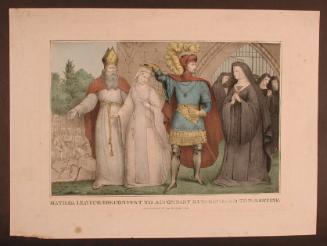 Matilda Leaving the Convent to Accompany King Richard to Palestine.