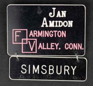 Gift of David Amidon, 2024.24.5, Connecticut Museum of Culture and History collection, No Known…