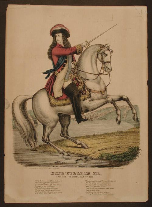 King William III. Crossing the Boyne July 1st 1690.