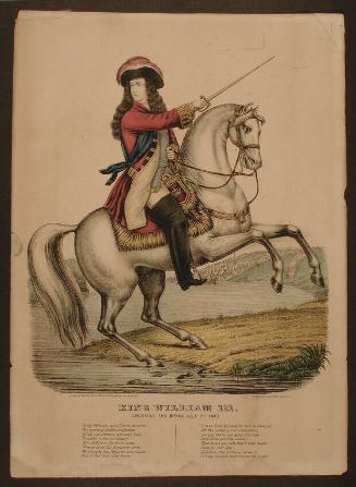 King William III. Crossing the Boyne July 1st 1690.