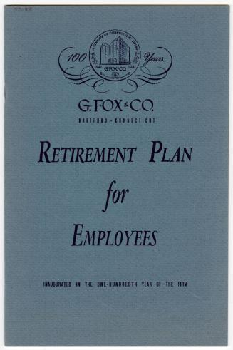 Gift of G. Fox & Co., 1949.2.31, Connecticut Museum of Culture and History collection, No Known…