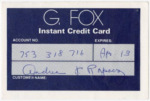 Gift of Andrea Rapacz, 2008.89.1, Connecticut Museum of Culture and History collection, No Know…
