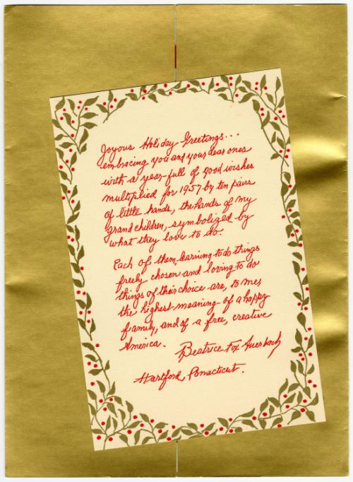 Gift of Fannie R. Gabriel, 2012.107.1, Connecticut Museum of Culture and History collection, Co…