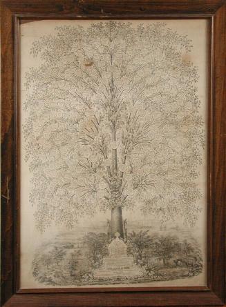 Genealogical Tree, Exhibiting in Lineal Order up to the Year 1813, the Descendants of / Isaac Cook.