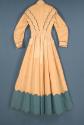 Back of dress without overskirt.
